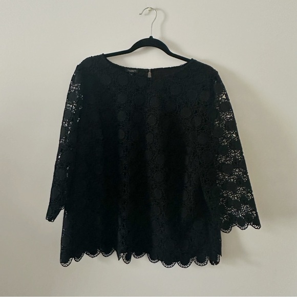 Talbots Tops - Talbots Plus Petite 1XP Medallion Lace Top